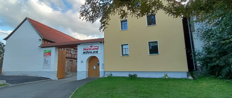 Gebäude Holzland Köhler Außenansicht